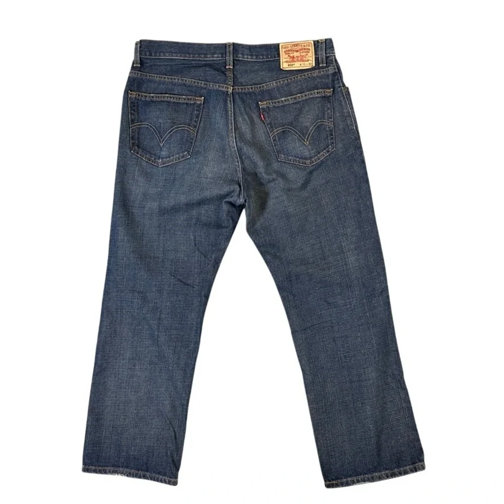 Levis 559 Relaxed Straight Jeans Mens 36x30 Dark Wash Blue Denim 100% Cotton